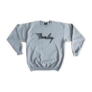 Famlay Crew Sweat Gris