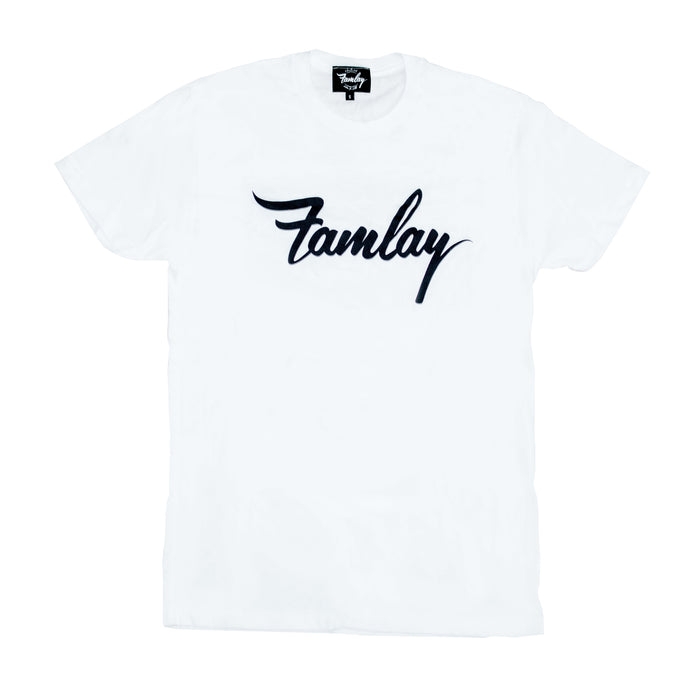 Famlay Logo Tee Blanc